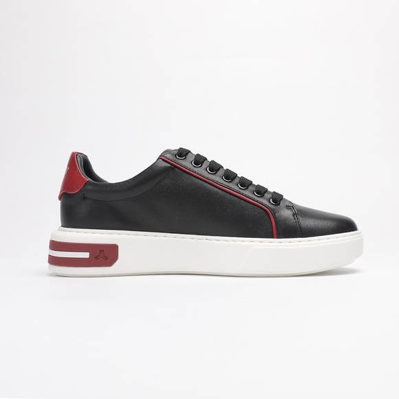 Bally Black and Red Sneakers - Picture 5 of 6